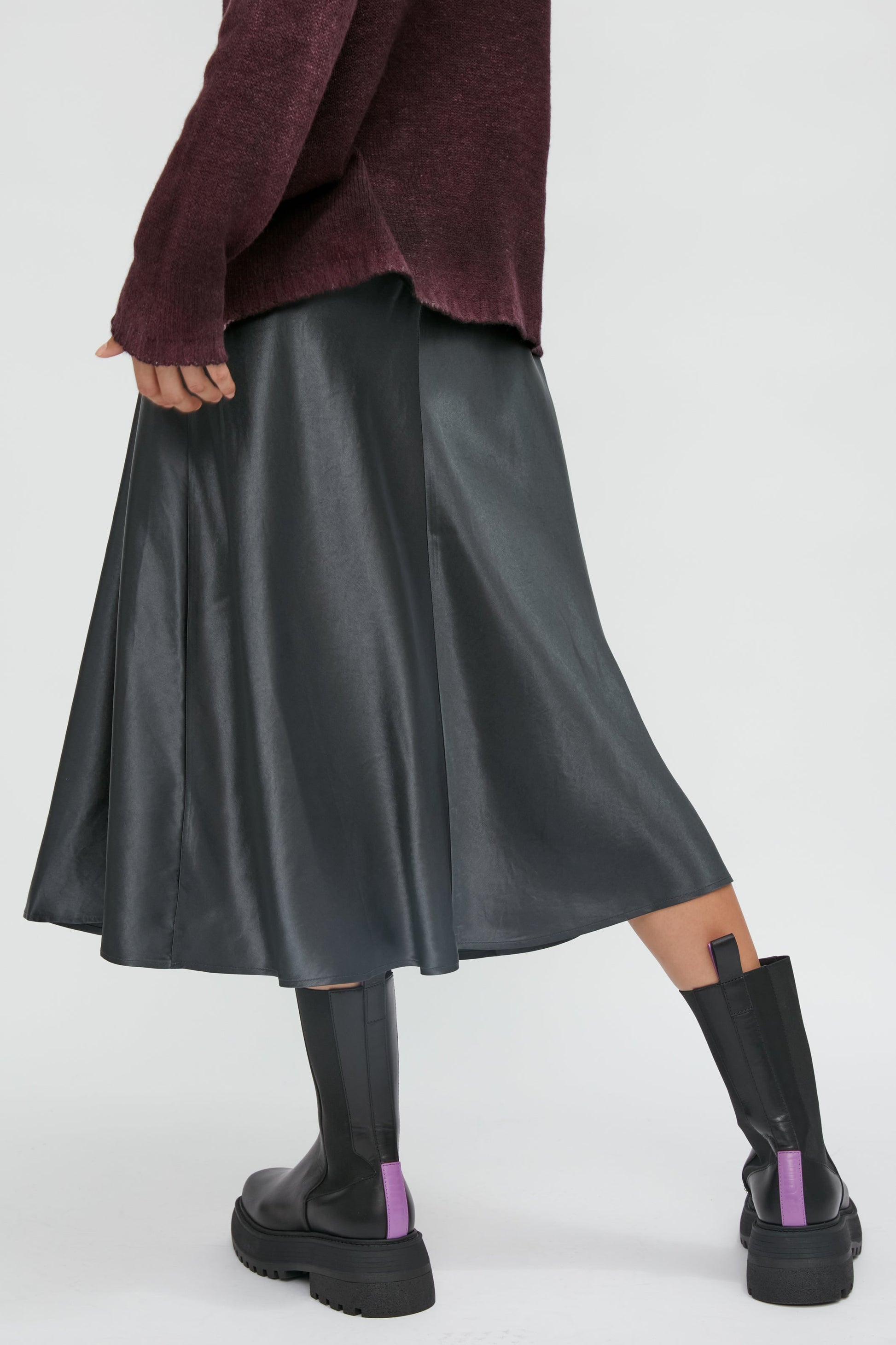 MAX MARA LEISURE Coimbra Skirt in Medium Grey