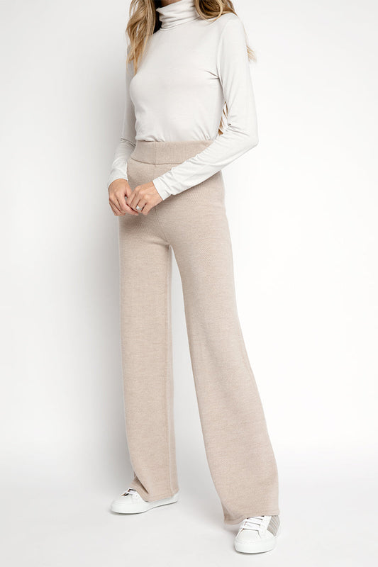 MAX MARA LEISURE Dede Turtleneck Top in Beige