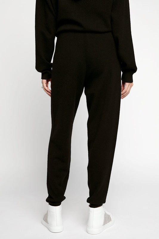 MAX MARA LEISURE Shock Cashmere Track Pant in Black