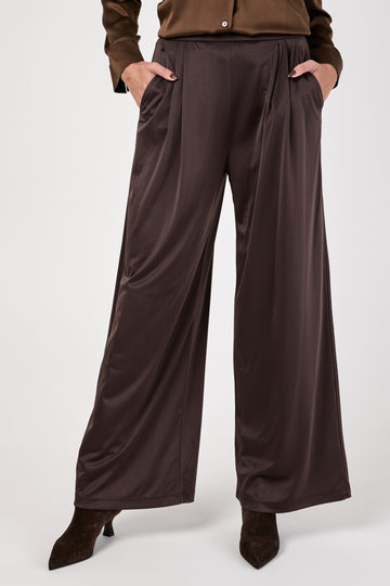 Whisky Jersey Trouser in Brown