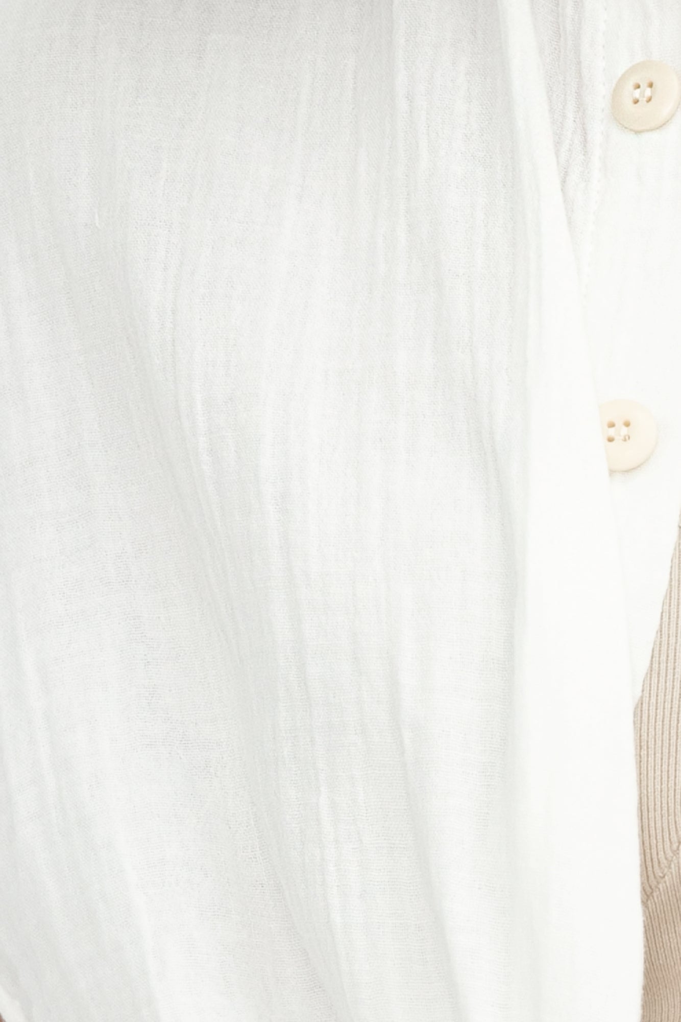 NSF Ruby Button Down Shirt in White