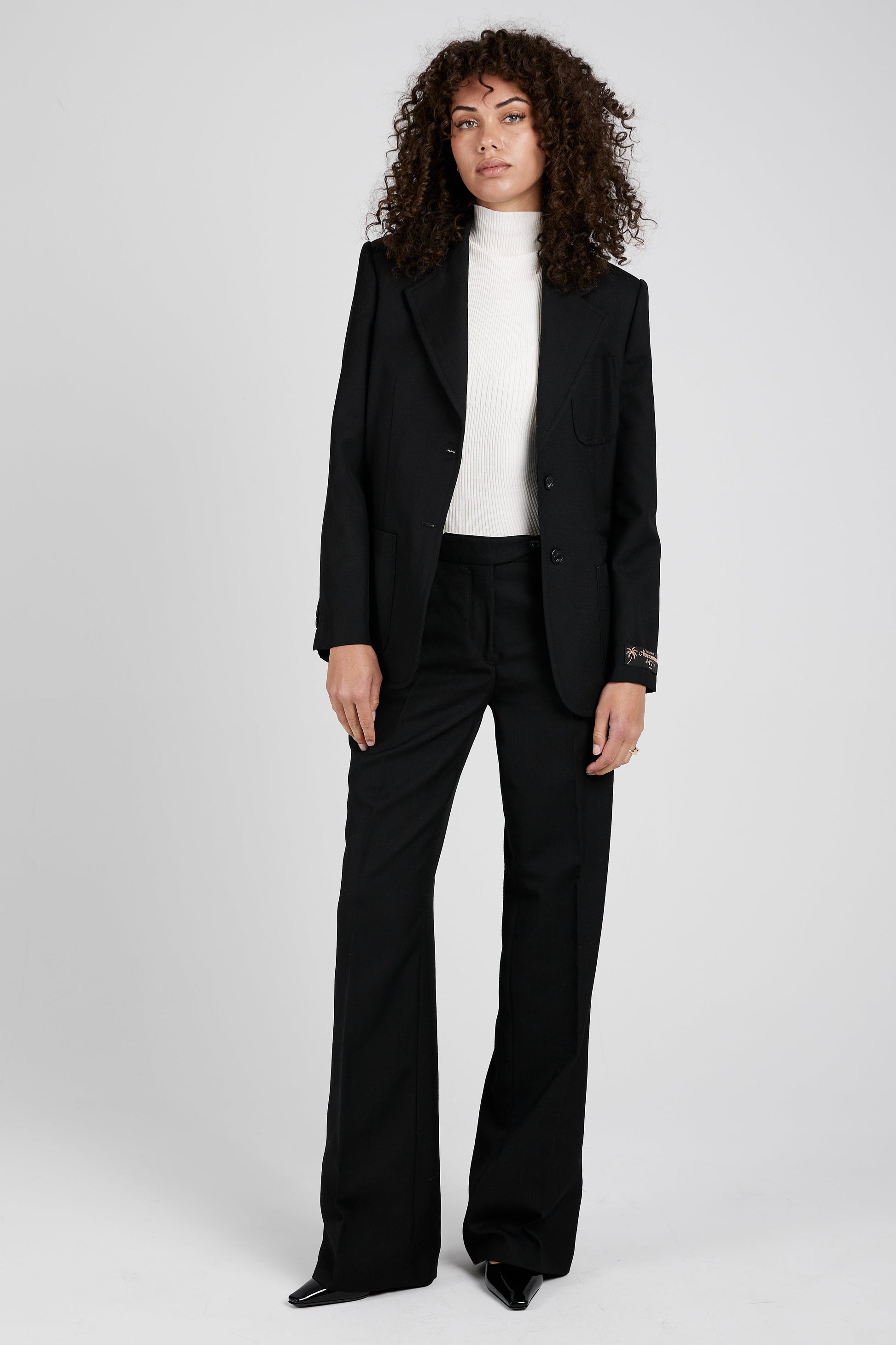 N°21 Woven Trouser Pant in Black