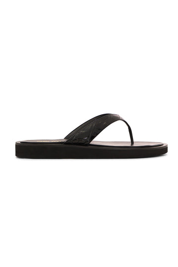 PARIS TEXAS Brooklyn Thong Sandals in Carbone