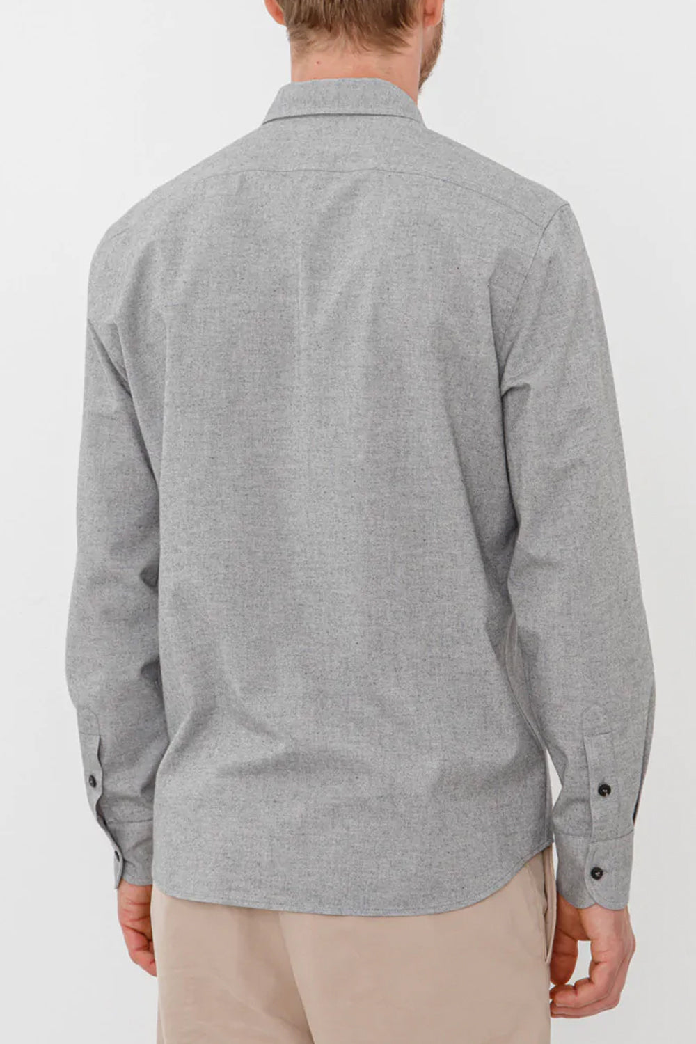 PESERICO Sporty Flannel Shirt in Slate