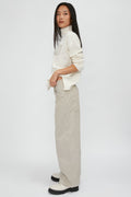 PESERICO Wool Silk Cashmere Sweater in First Snow