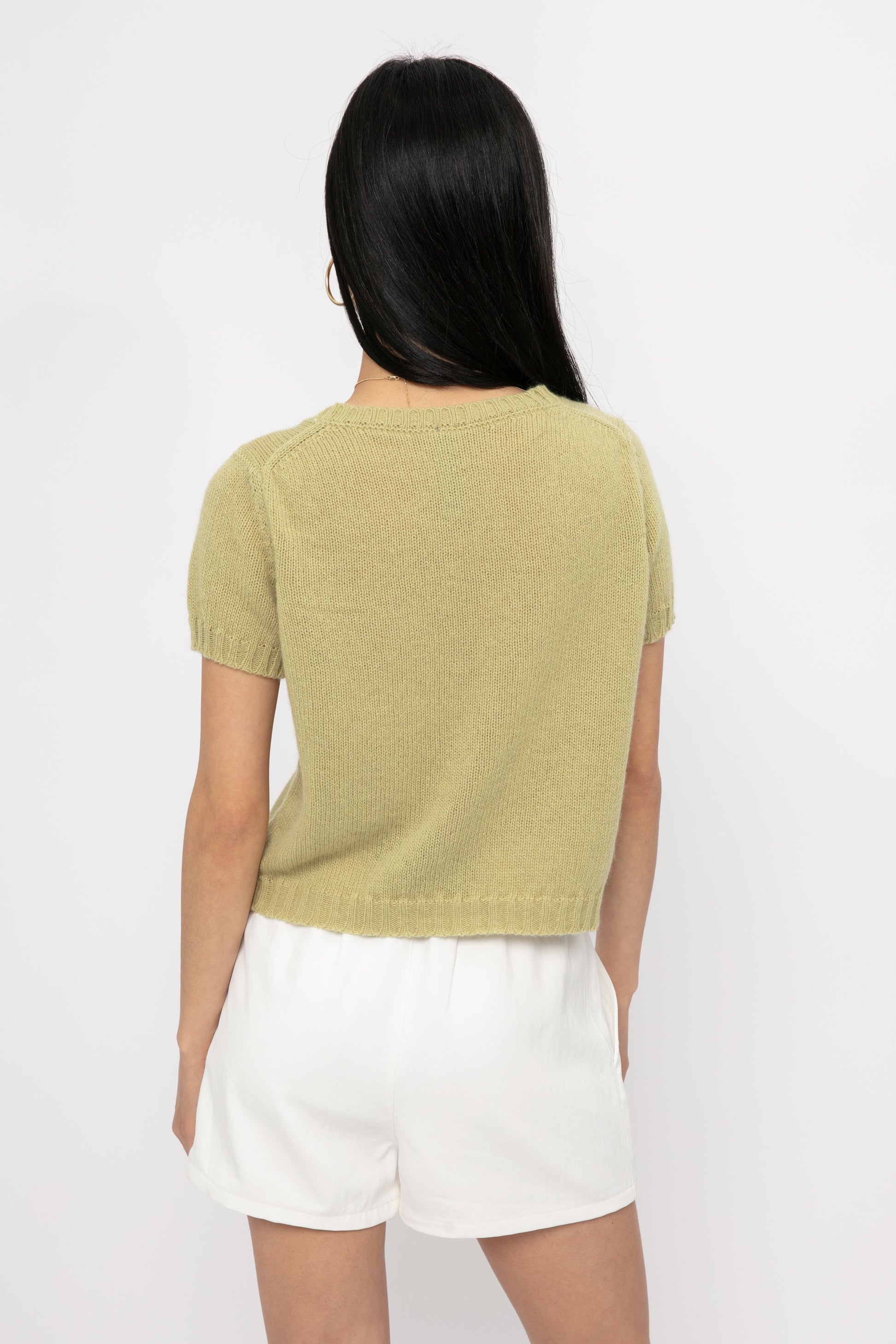 PRIVATE 0204 Cashmere Top in Kiwi