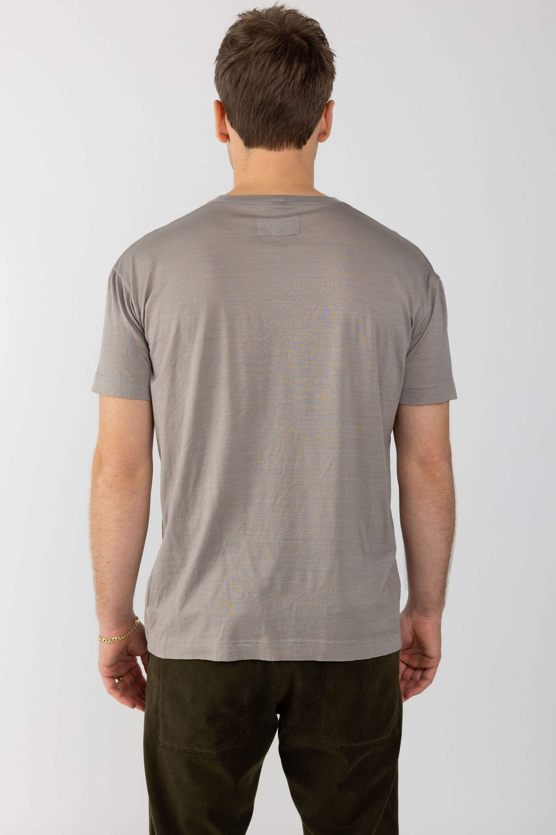 PRIVATE 0204 Cotton T-Shirt in Greige