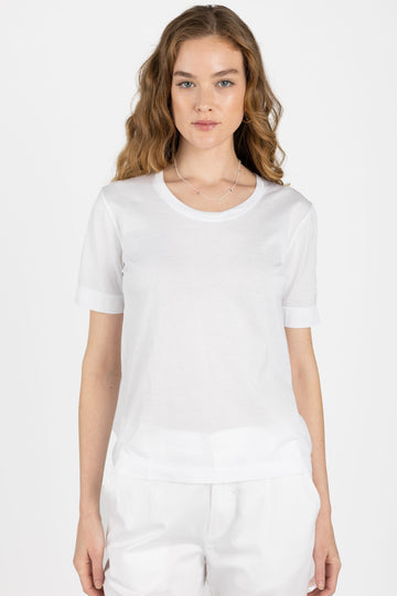 PRIVATE 0204 Fine Cotton T-Shirt in White