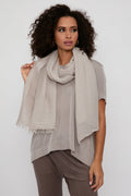 PRIVATE 0204 Net Cashmere Scarf in Dune