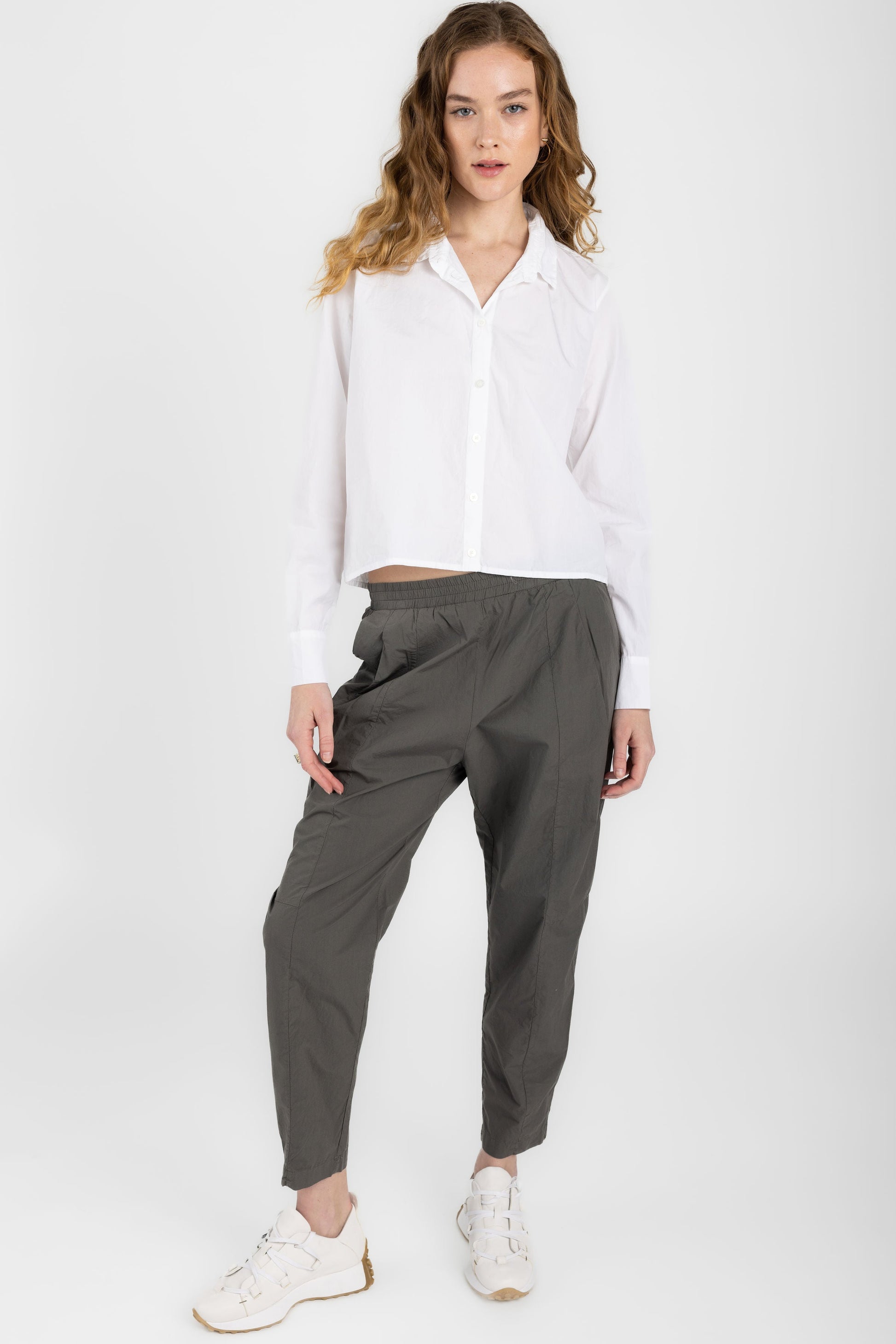 PRIVATE 0204 Ultra Fine Poplin Cotton Shirt in White