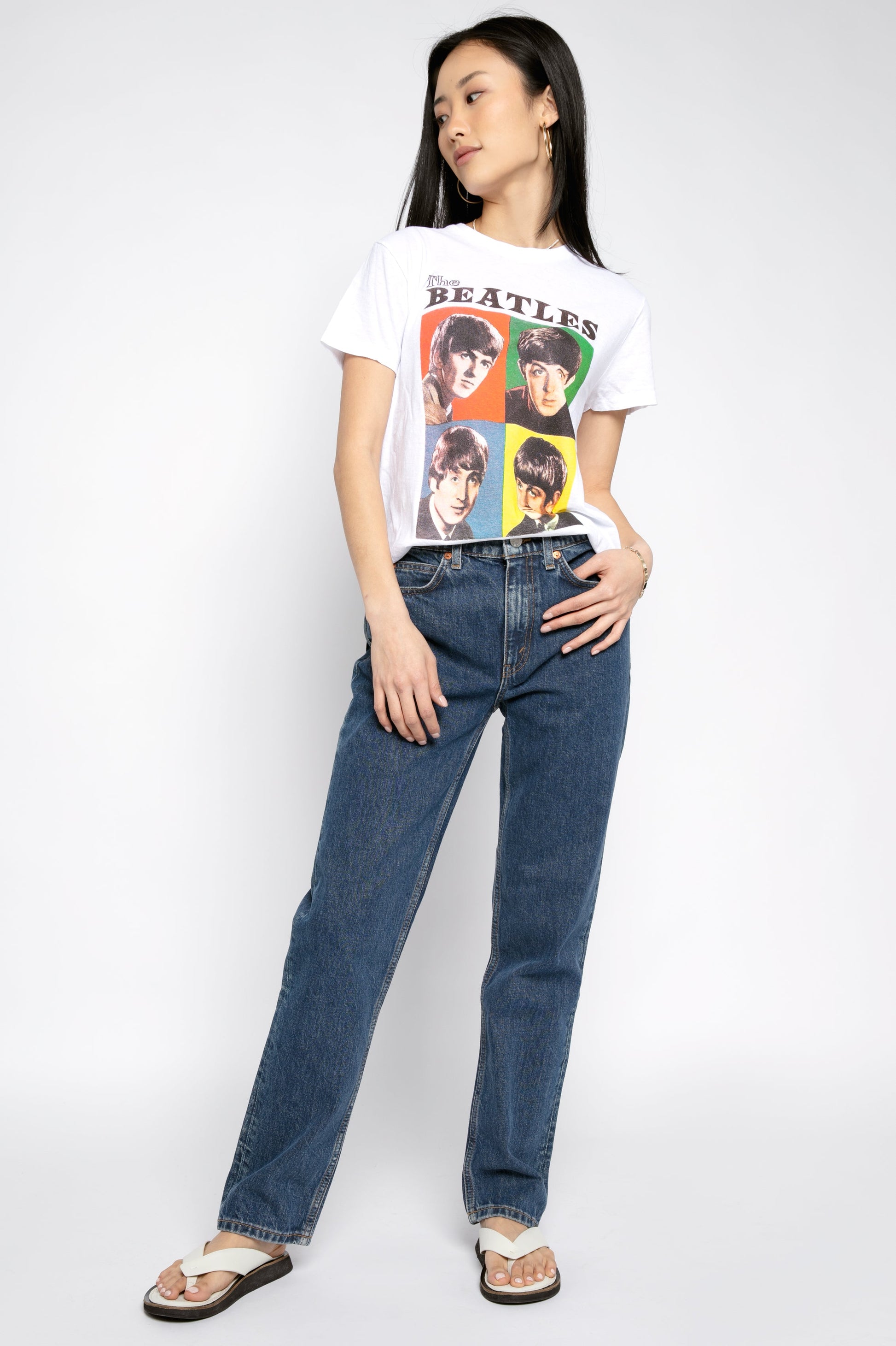 RE/DONE 70s Straight Jean in Rustic Indigo