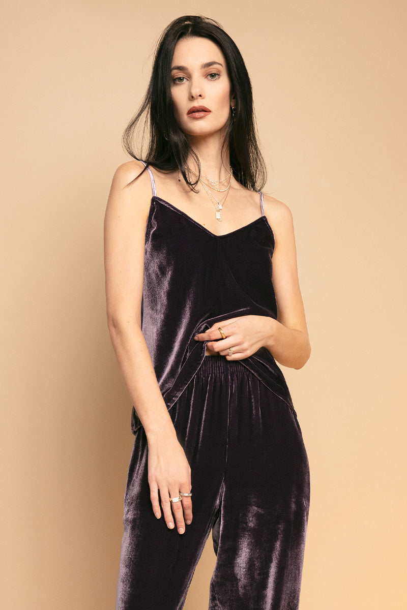 SABLYN Zahara Camisole in Coffeeberry