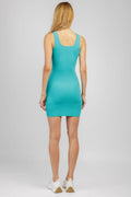 SABLYN August Ribbed Cashmere Mini Dress in Viv