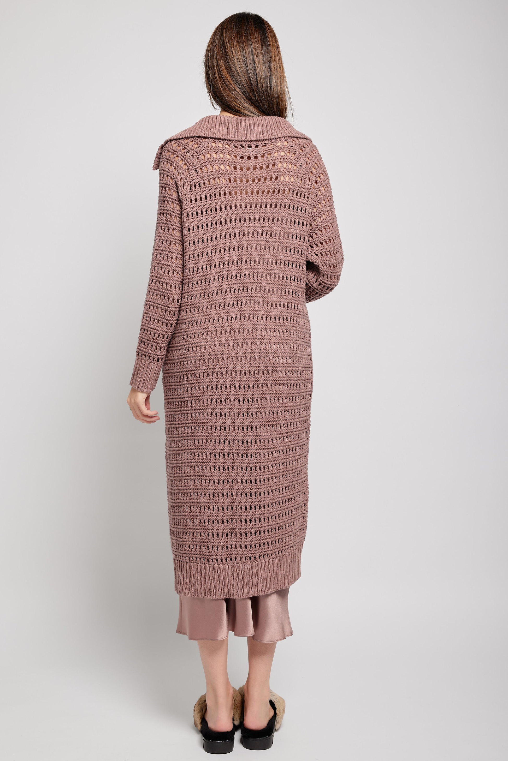 SABLYN Bellemy Cardigan Sweater in Mink