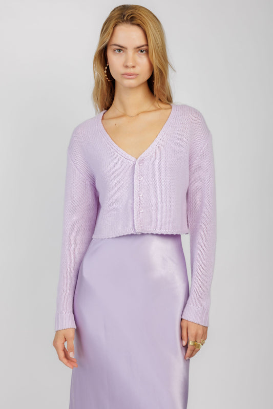 SABLYN Bianco Cashmere Cardigan in Prism