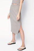 SABLYN Debs Fitted Skirt in Fog