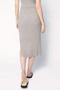 SABLYN Debs Fitted Skirt in Fog