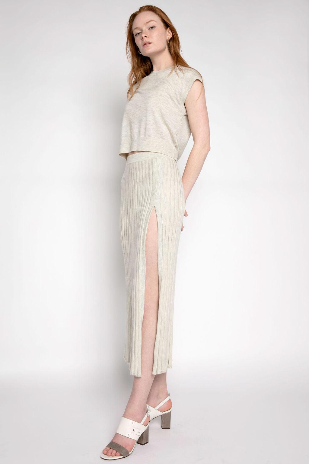 SABLYN Ora Sleeveless Top in Blizzard