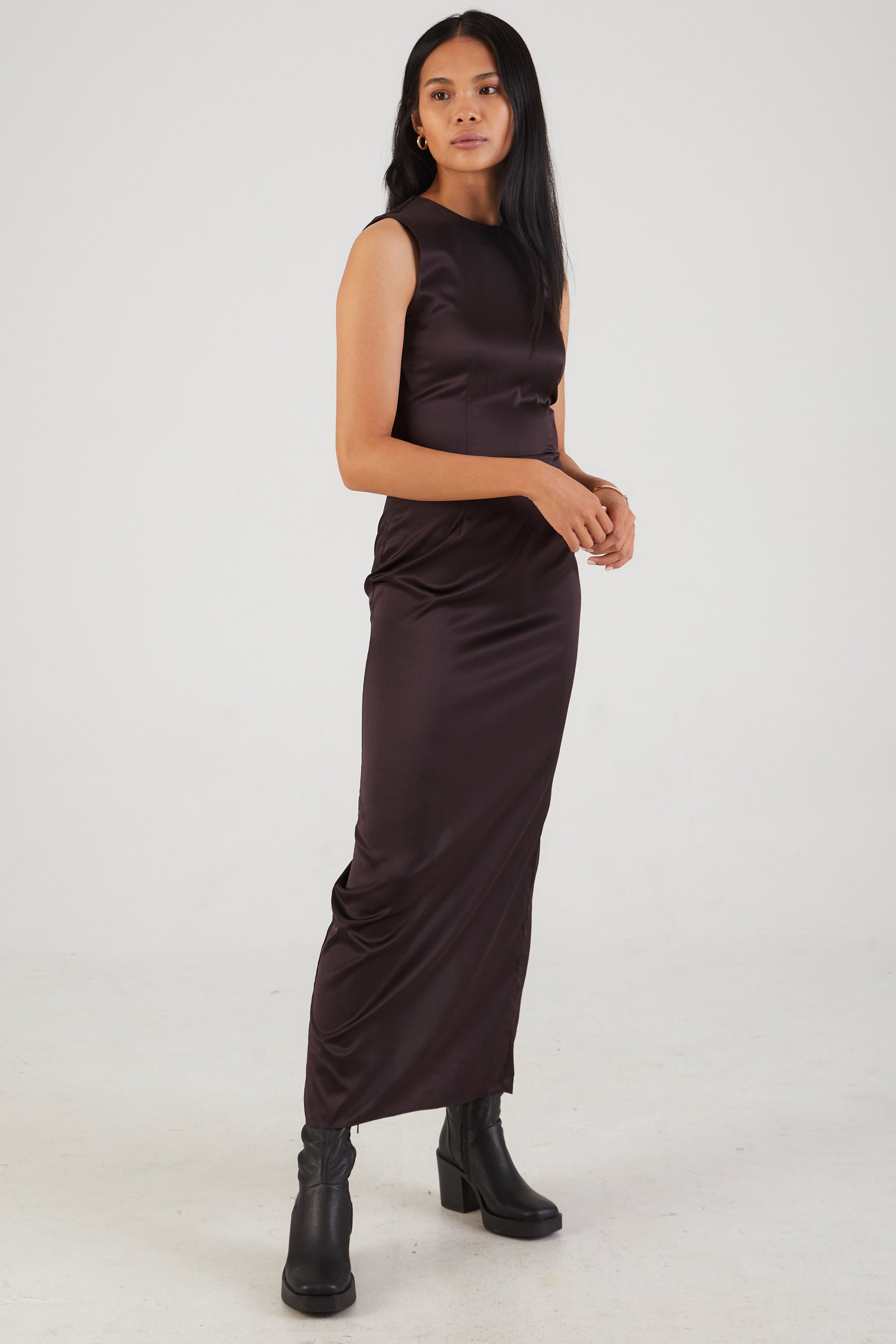 SABLYN Ila Silk Shift Dress in Oak Tree