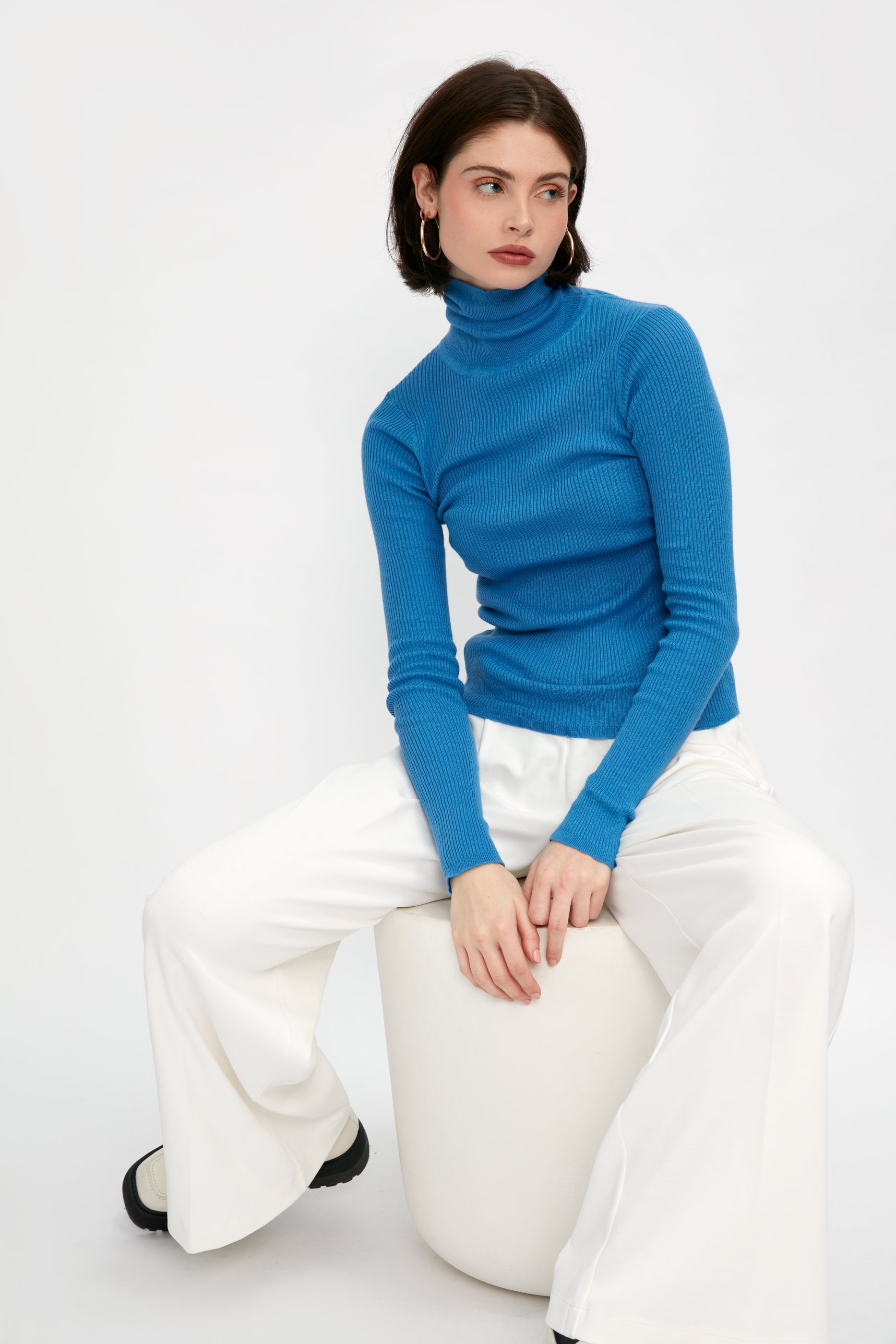 SABLYN Imogen Turtleneck Top in Provence