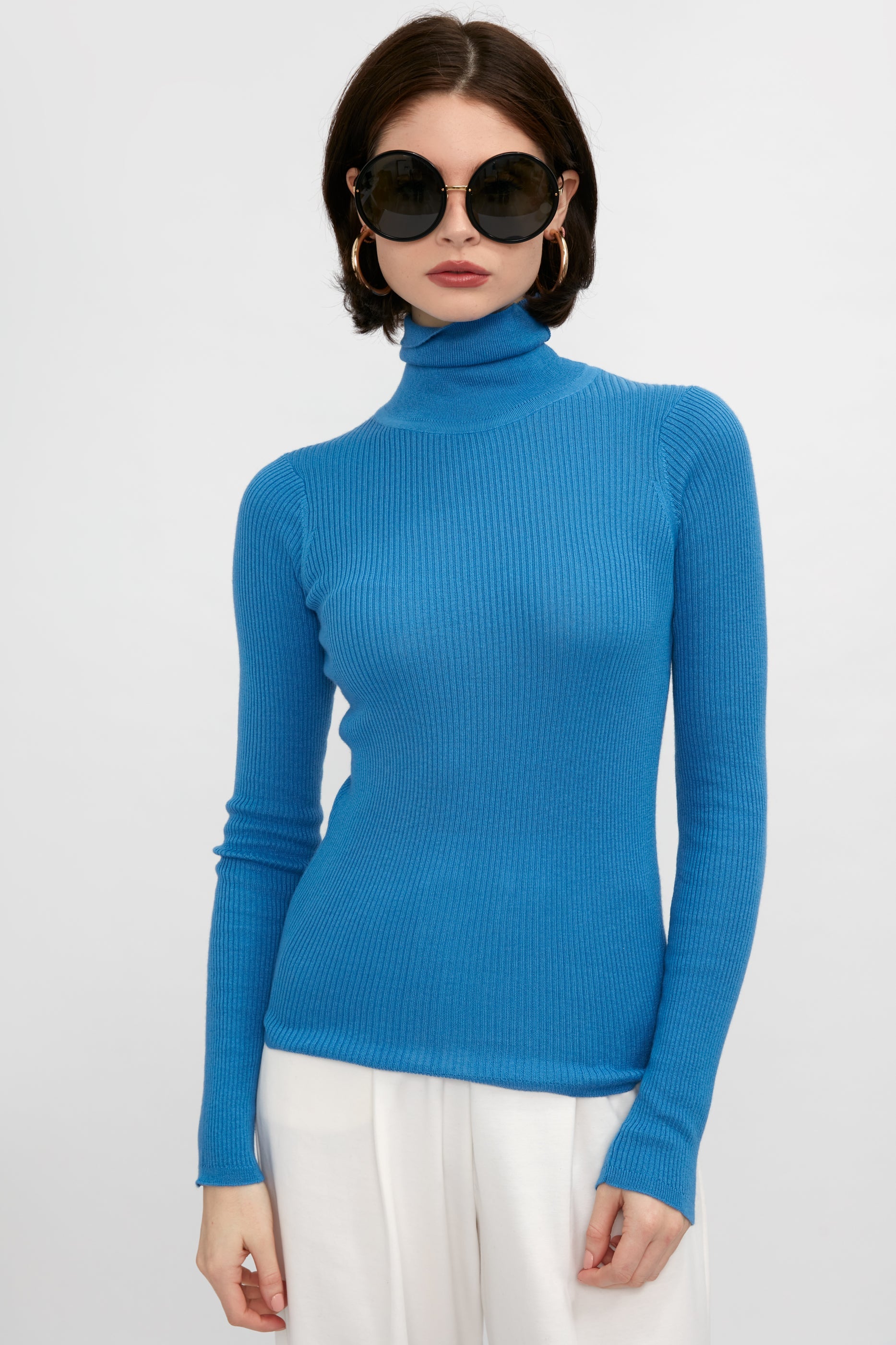 SABLYN Imogen Turtleneck Top in Provence