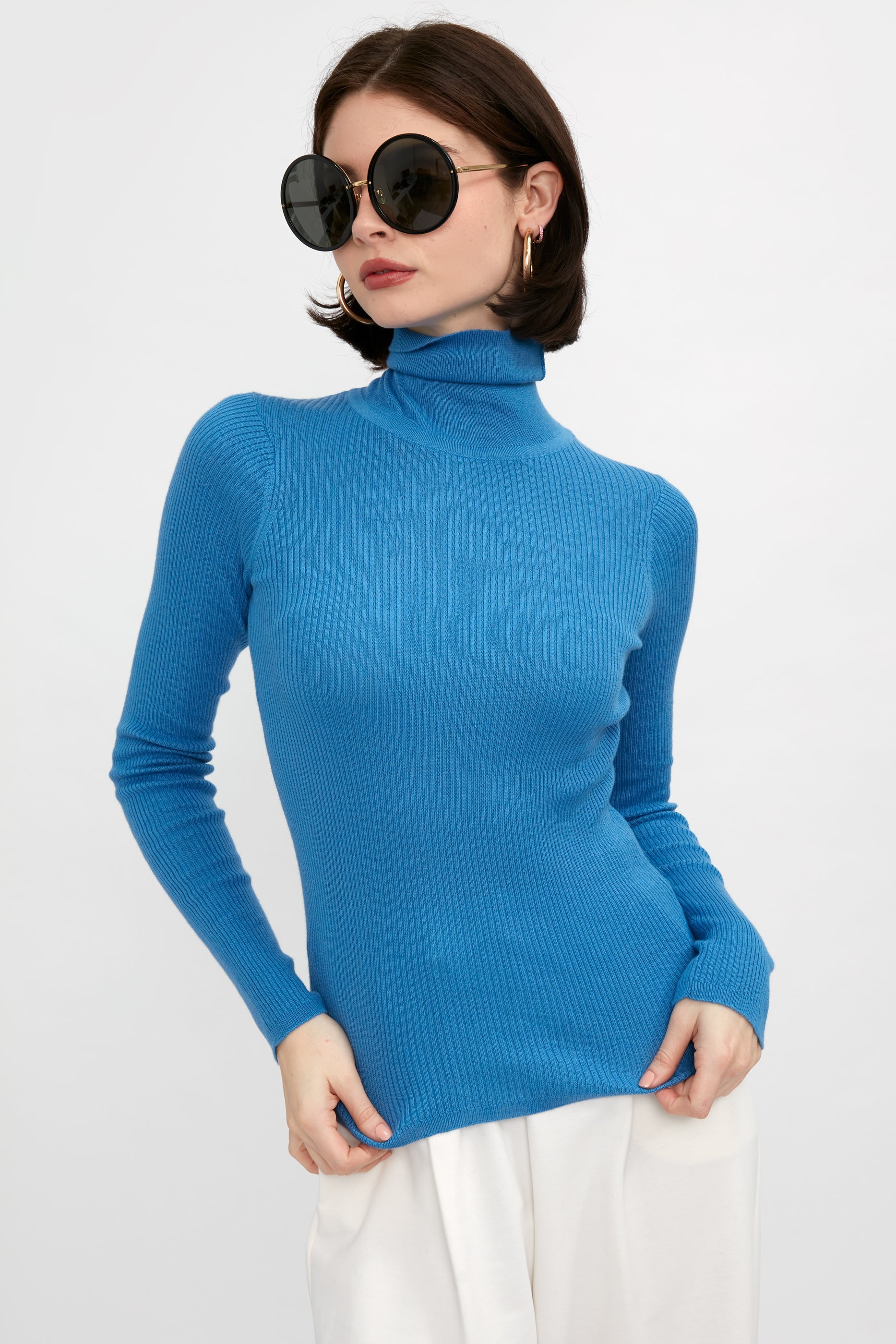SABLYN Imogen Turtleneck Top in Provence