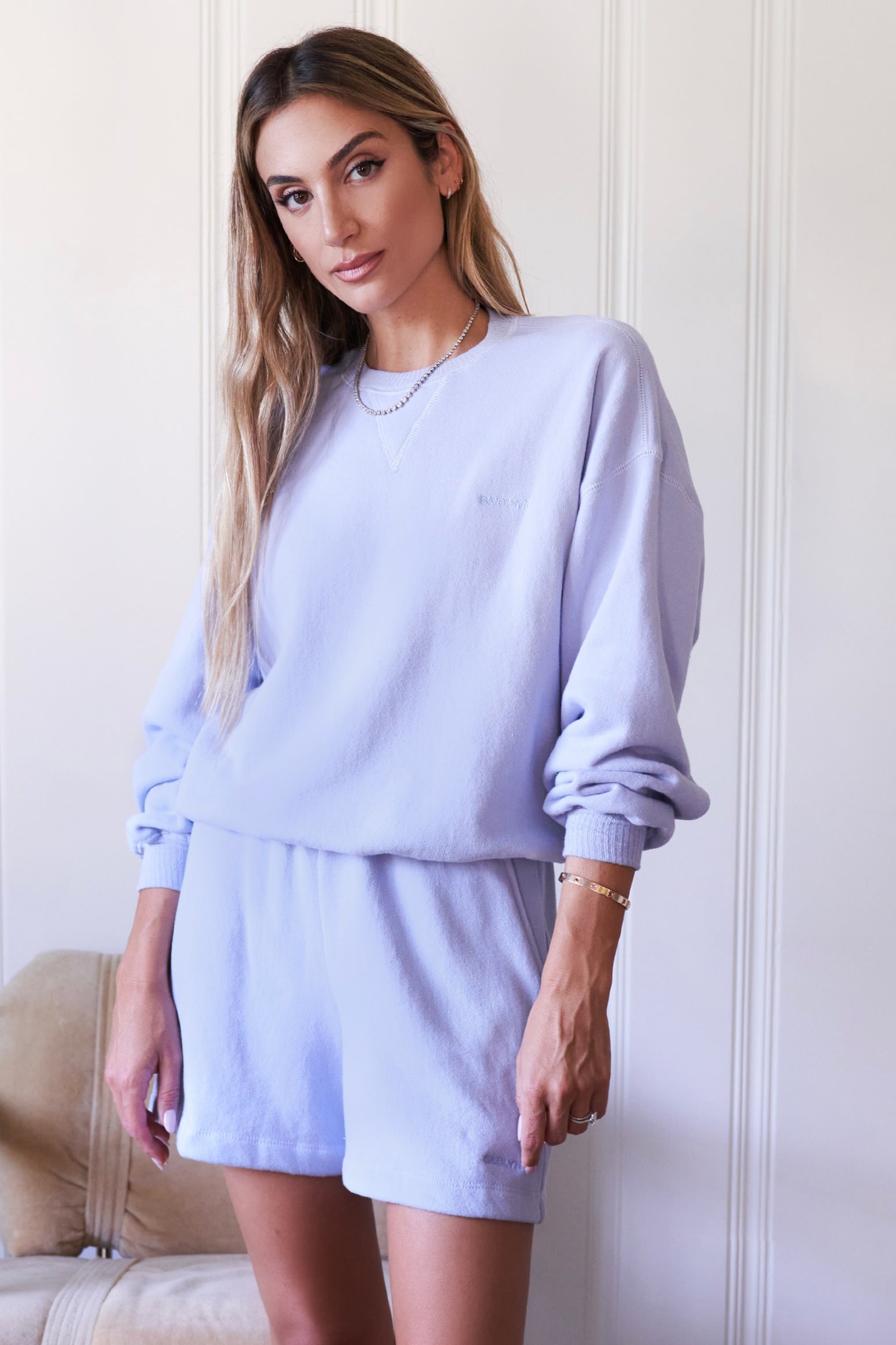 SABLYN Jules Shorts in Lavender