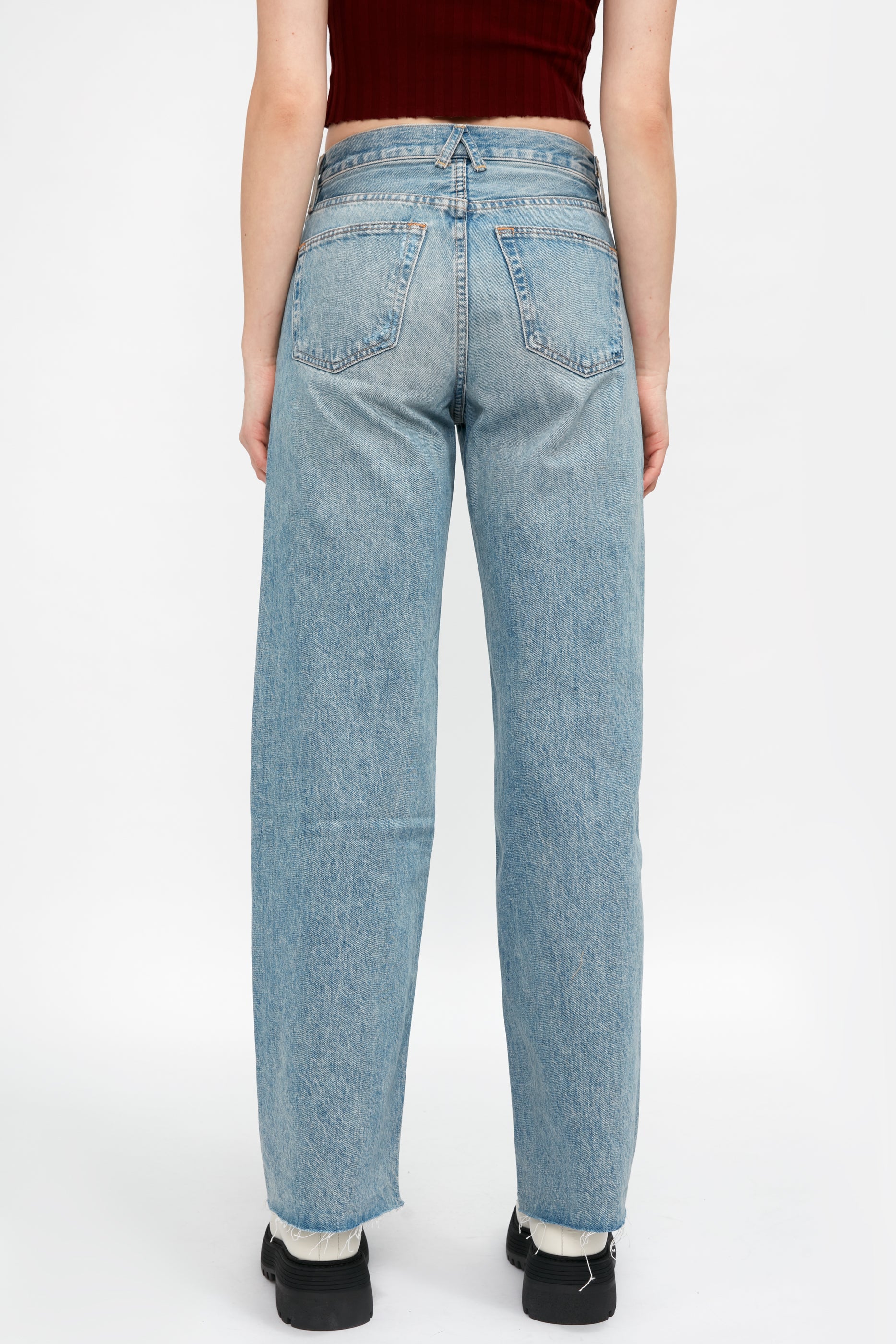 SLVRLAKE Grace High Rise Jean in Heartache