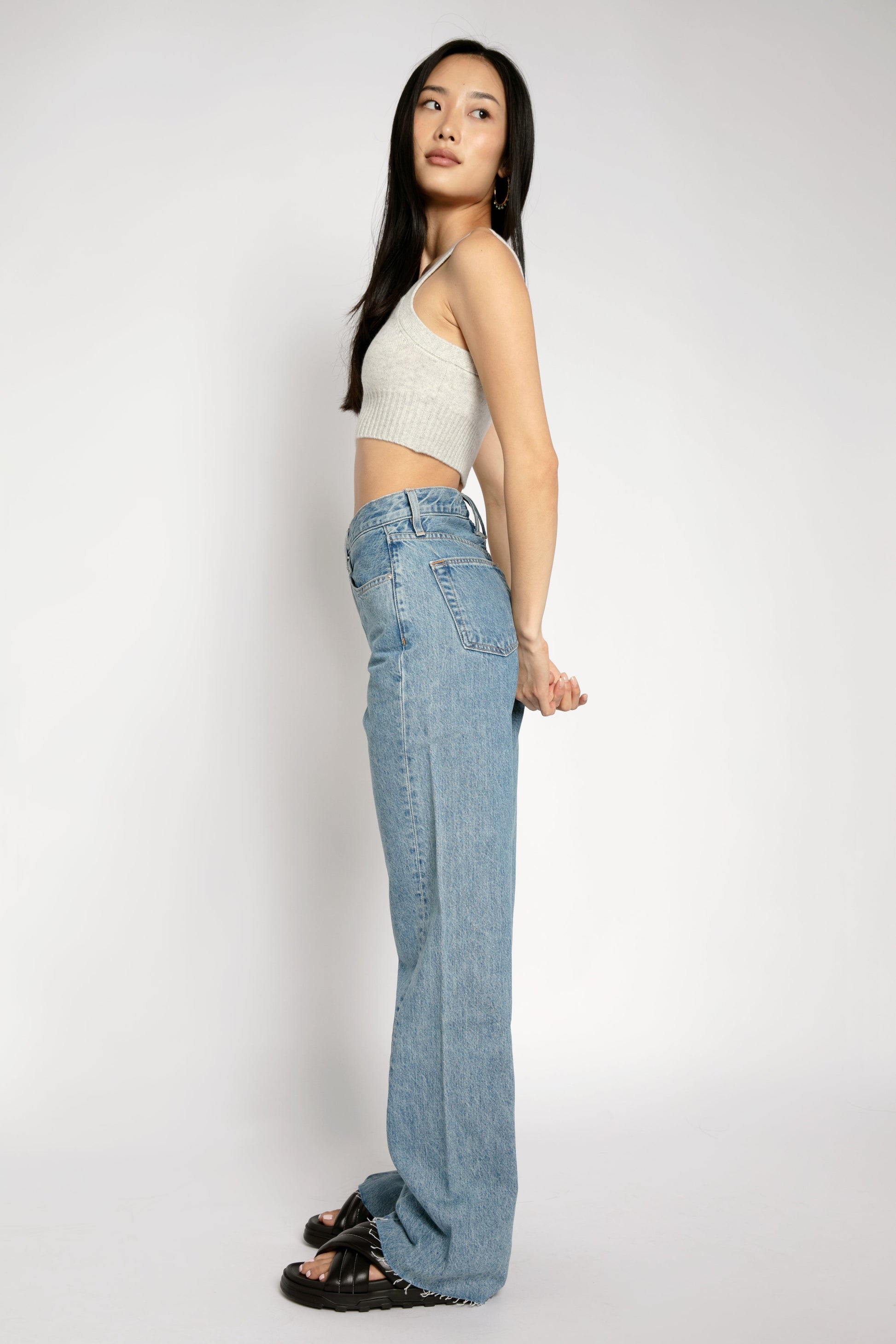 SLVRLAKE Grace Twisted Seam Jean in Fool for Love