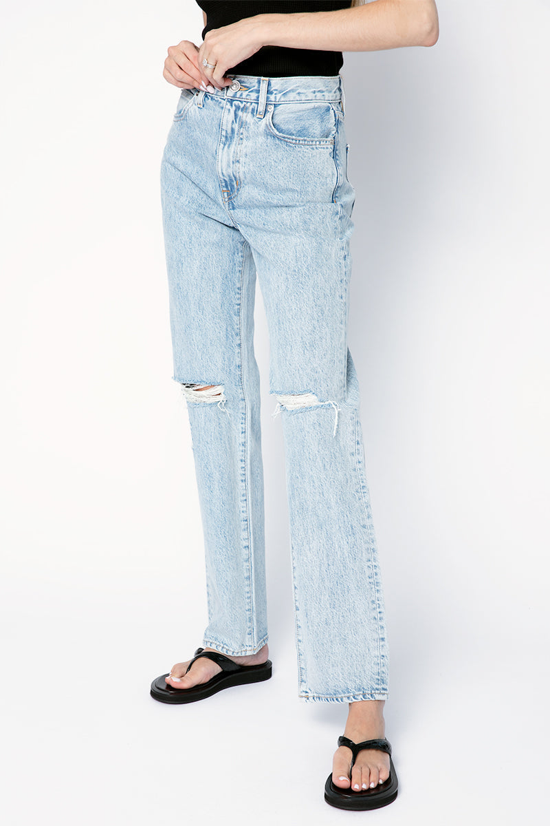 SLVRLAKE London Jean in Time Worn