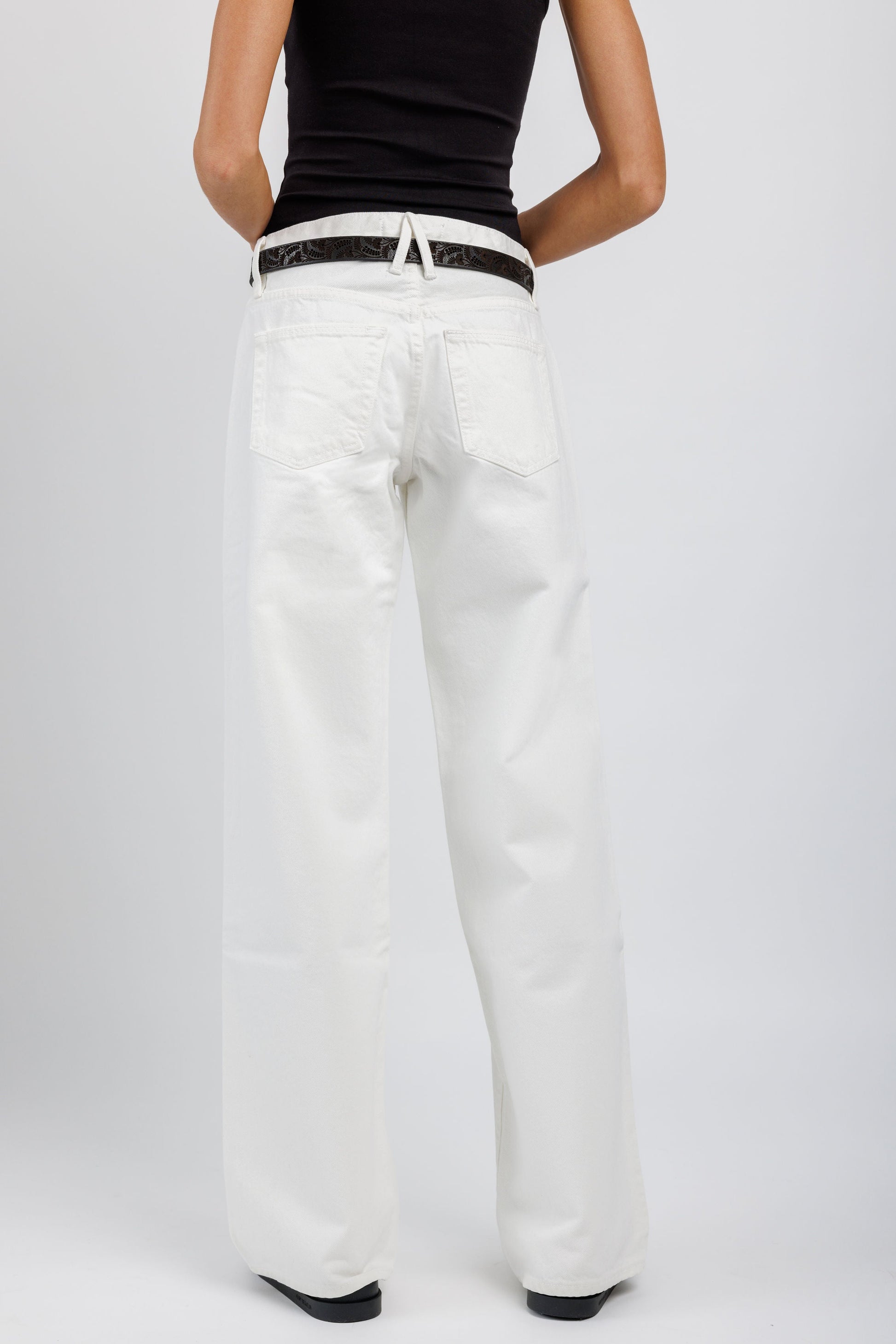 SLVRLAKE Mica Jean in White