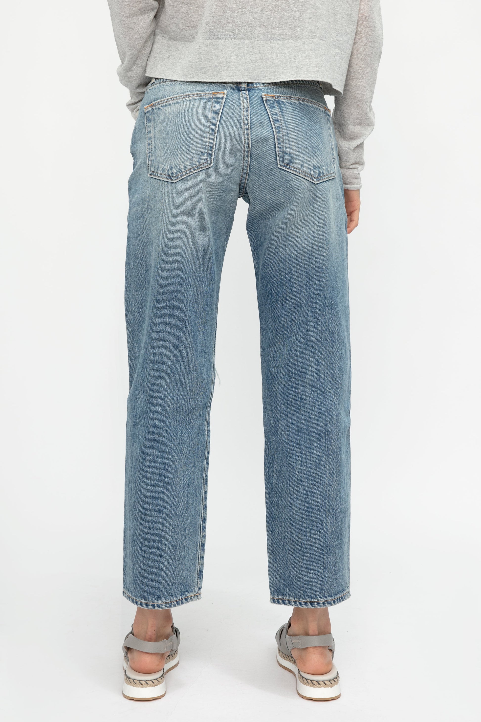 SLVRLAKE Sophie Crop Jean in Badlands