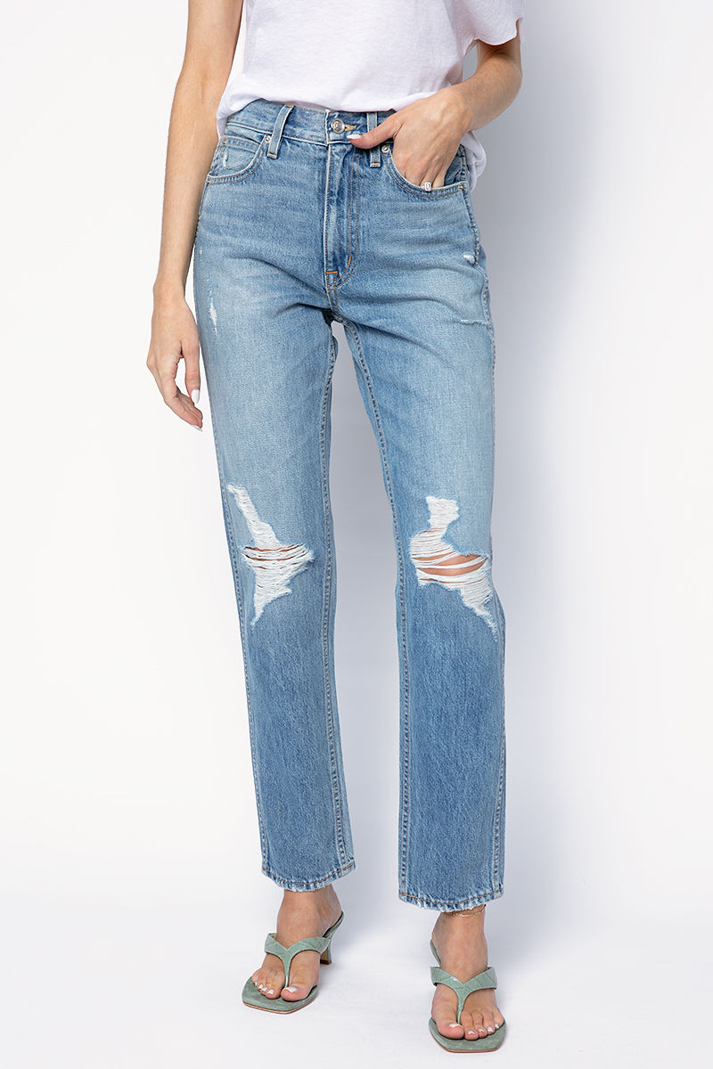 SLVRLAKE Virginia Slim Jeans in Rolling Waters