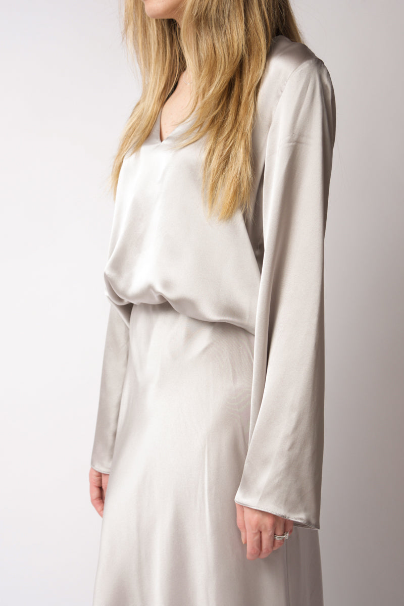 SABLYN Zahar Bell Sleeve Top in Pebble