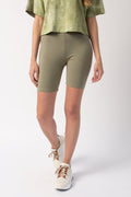COTTON CITIZEN Milan Biker Short in Basil