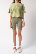 COTTON CITIZEN Milan Biker Short in Basil