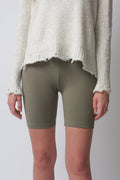 COTTON CITIZEN Milan Biker Short in Moon Rock
