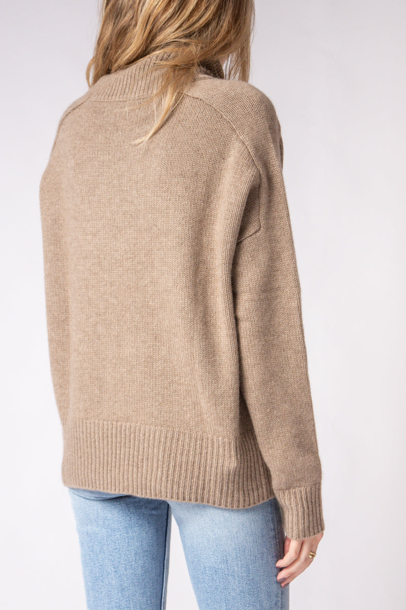 DOFFER BOYS Perfect Turtleneck Sweater in Biscuit