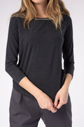 FABIANA FILIPPI Embellished Top in Carbon Grey