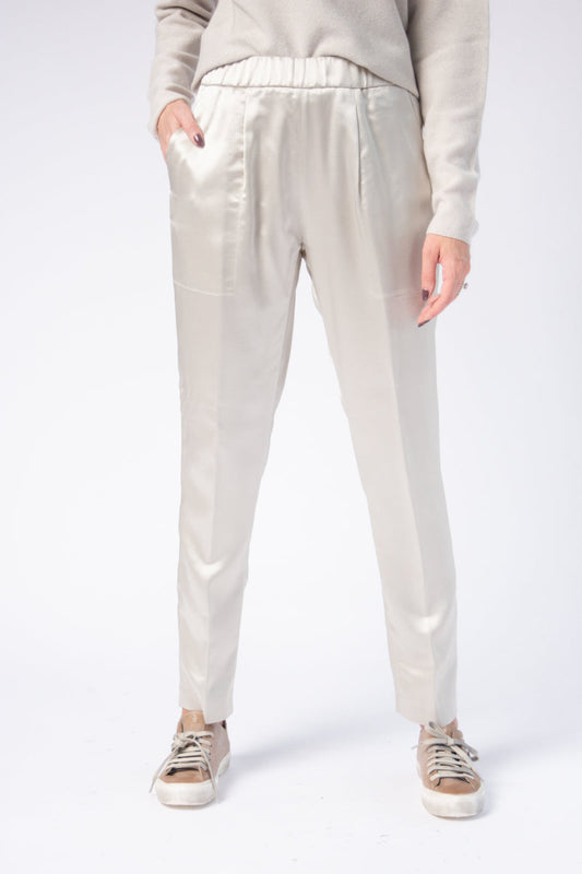 FABIANA FILIPPI Spello Jogger Trouser in Champagne