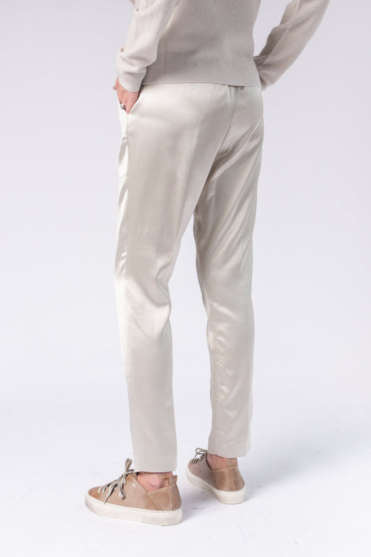 FABIANA FILIPPI Spello Jogger Trouser in Champagne
