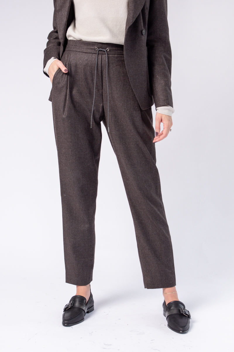 Spello Jogger Trouser in Moka