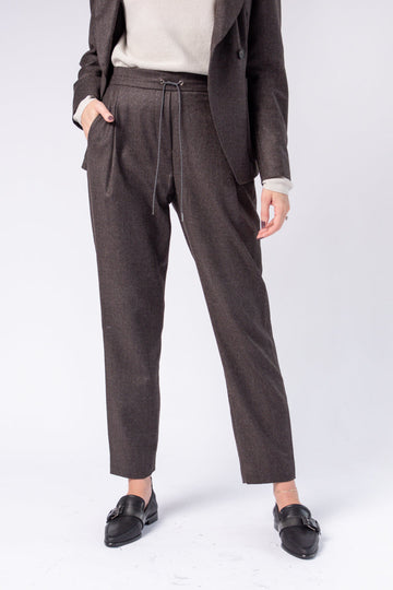 FABIANA FILIPPI Spello Jogger Trouser in Moka