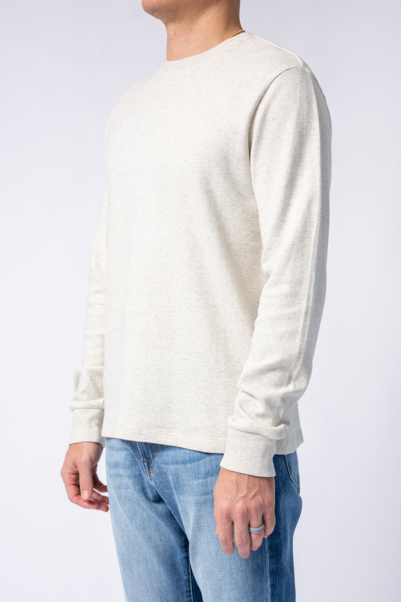 FRAME Crewneck Shirt in Oatmeal Heather