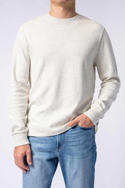 FRAME Crewneck Shirt in Oatmeal Heather