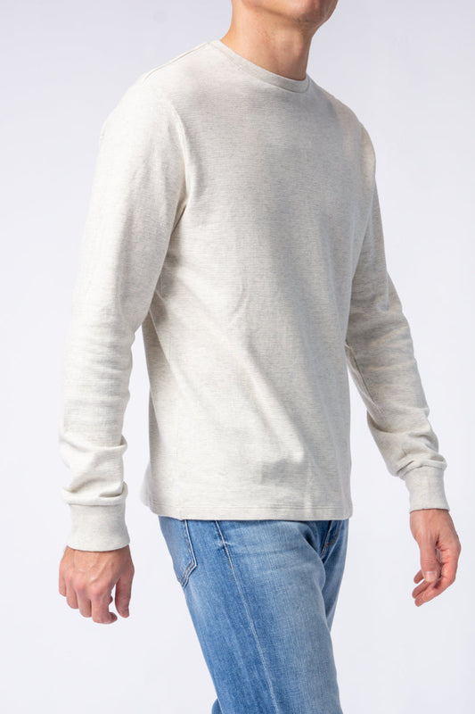FRAME Crewneck Shirt in Oatmeal Heather