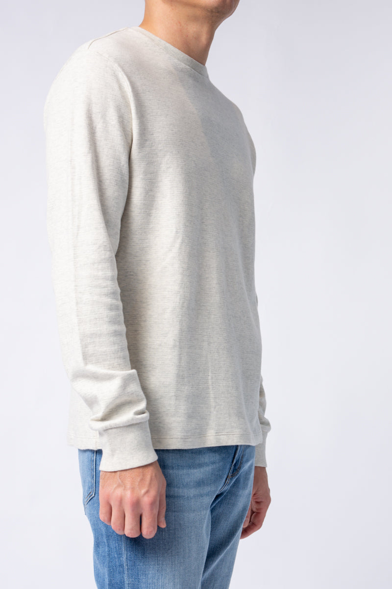 FRAME Crewneck Shirt in Oatmeal Heather