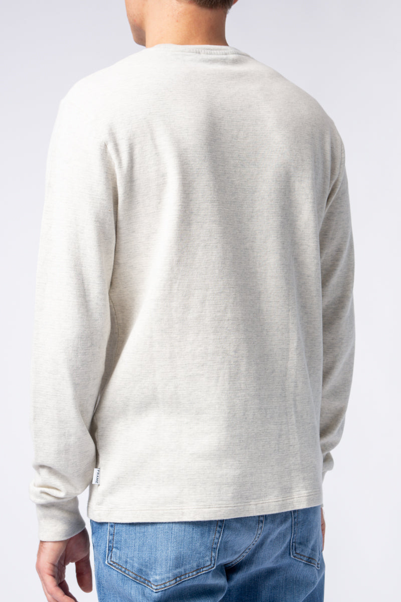 FRAME Crewneck Shirt in Oatmeal Heather