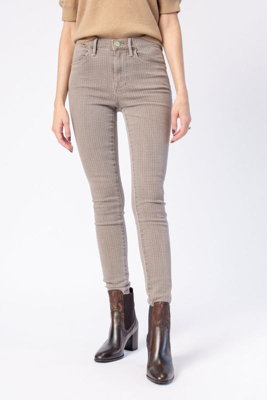 FRAME Le High Skinny Jean in Tawny Multi