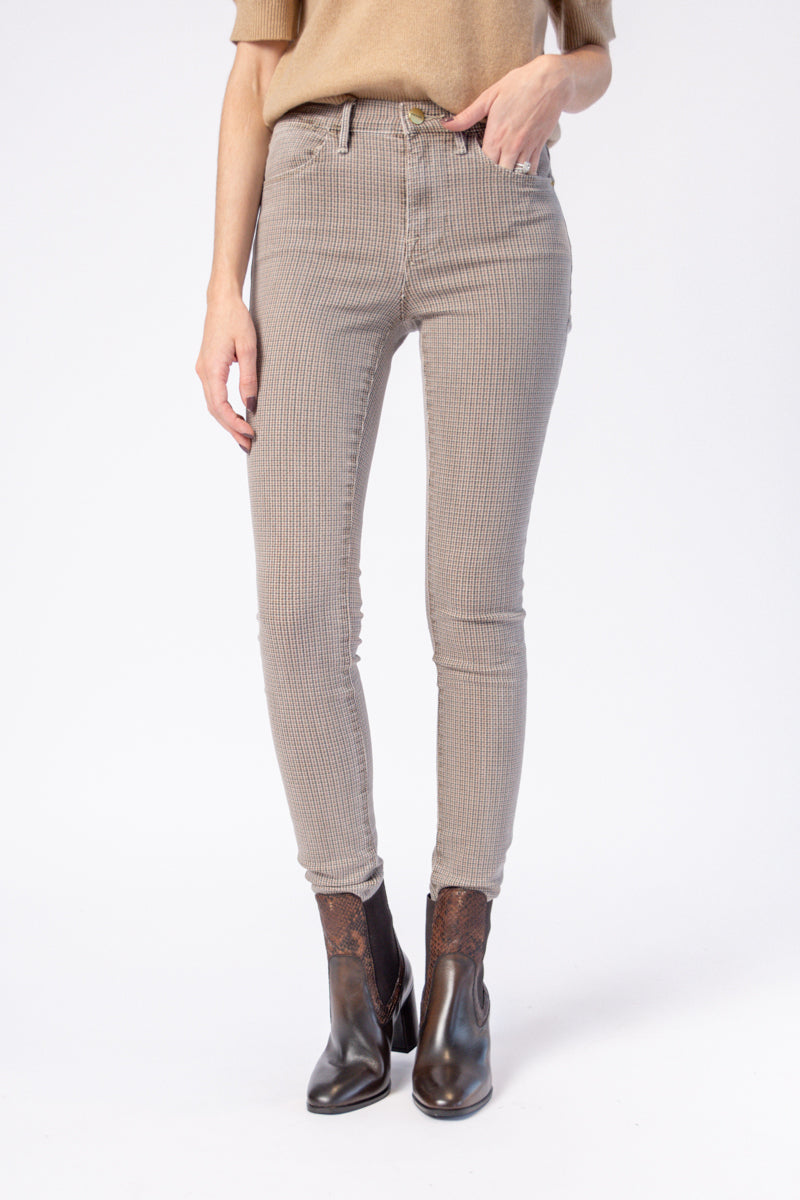 FRAME Le High Skinny Jean in Tawny Multi
